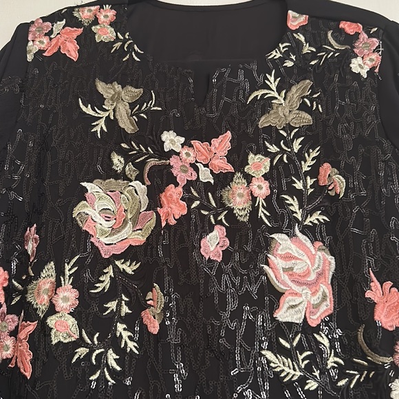 Fancy black kameez shalwar - Picture 2 of 7